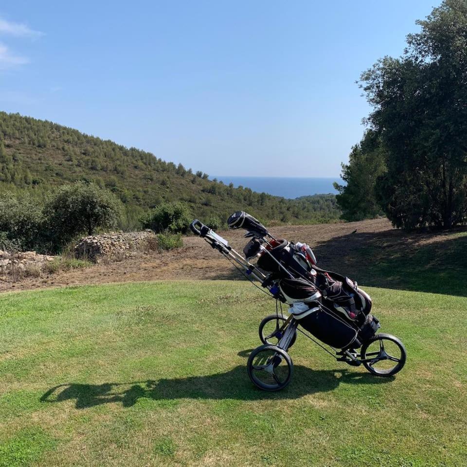 Hameau Des Amandiers-Vue Mer & Golf Saint-Cyr-sur-Mer Zewnętrze zdjęcie